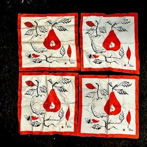 Vera Neumann Vintage Napkins - Set of 4